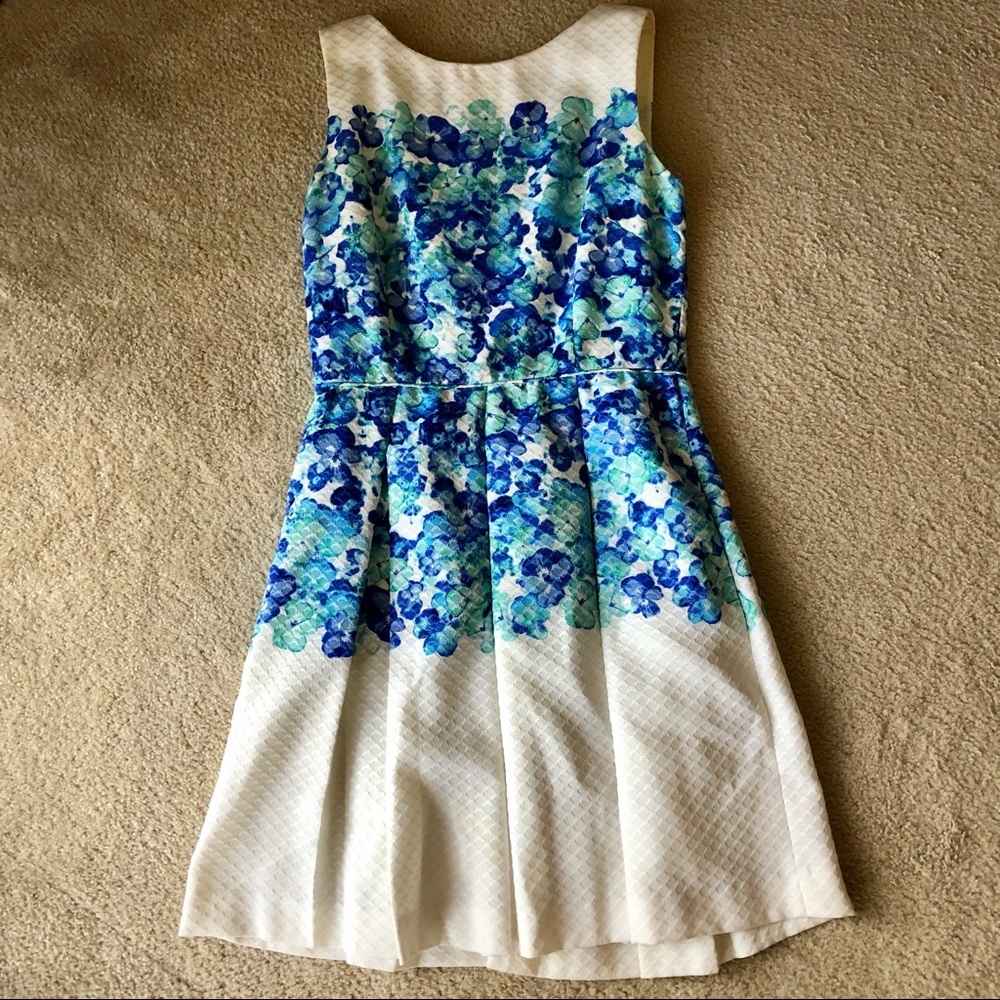 Tahari A-Line Floral Dress